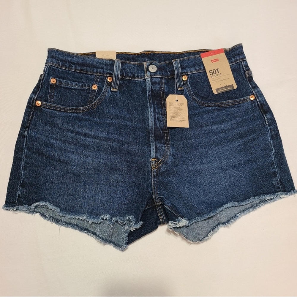 NWT Levi's 501 High Rise Shorts sz 31